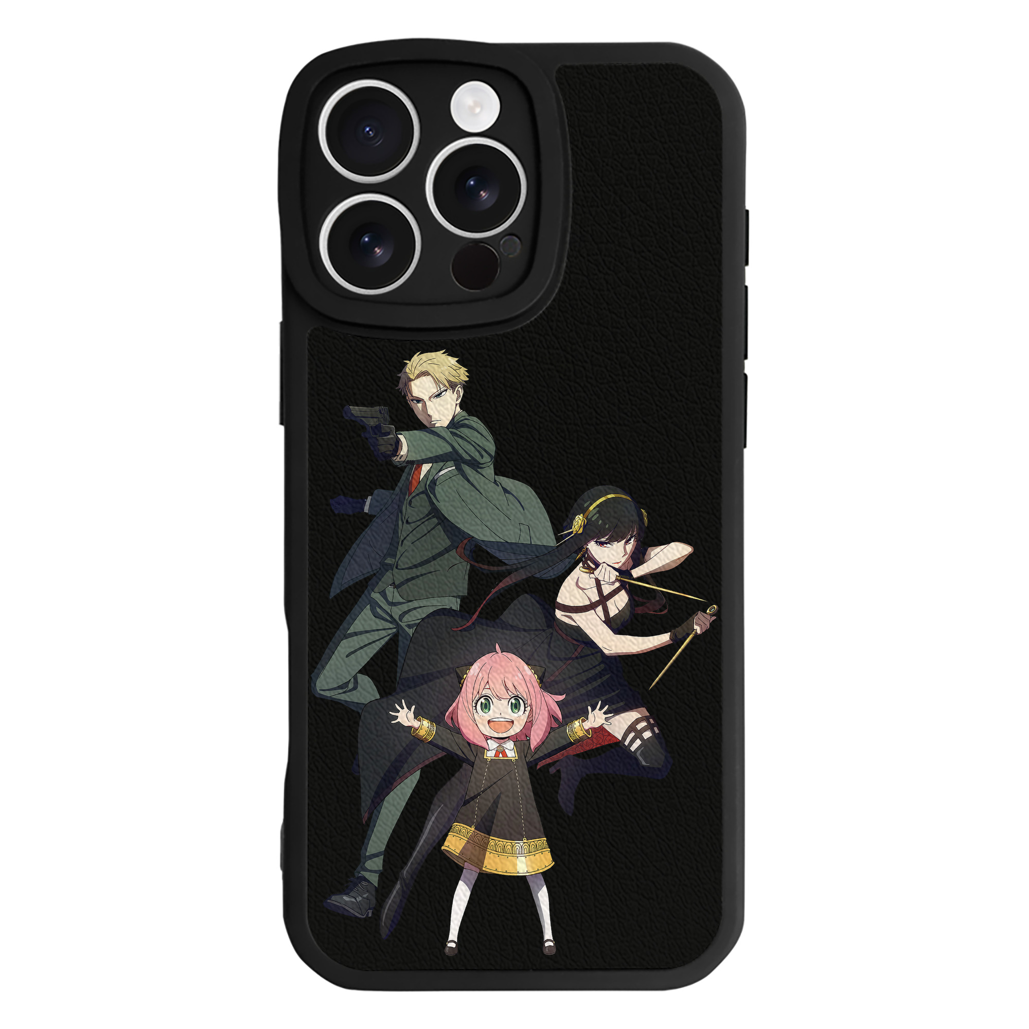 （画像用） SPY×FAMILY间谍家家酒 【iPhone 16シリーズ対応】シリコンスマホケース（レザー調） 材質：シリコン